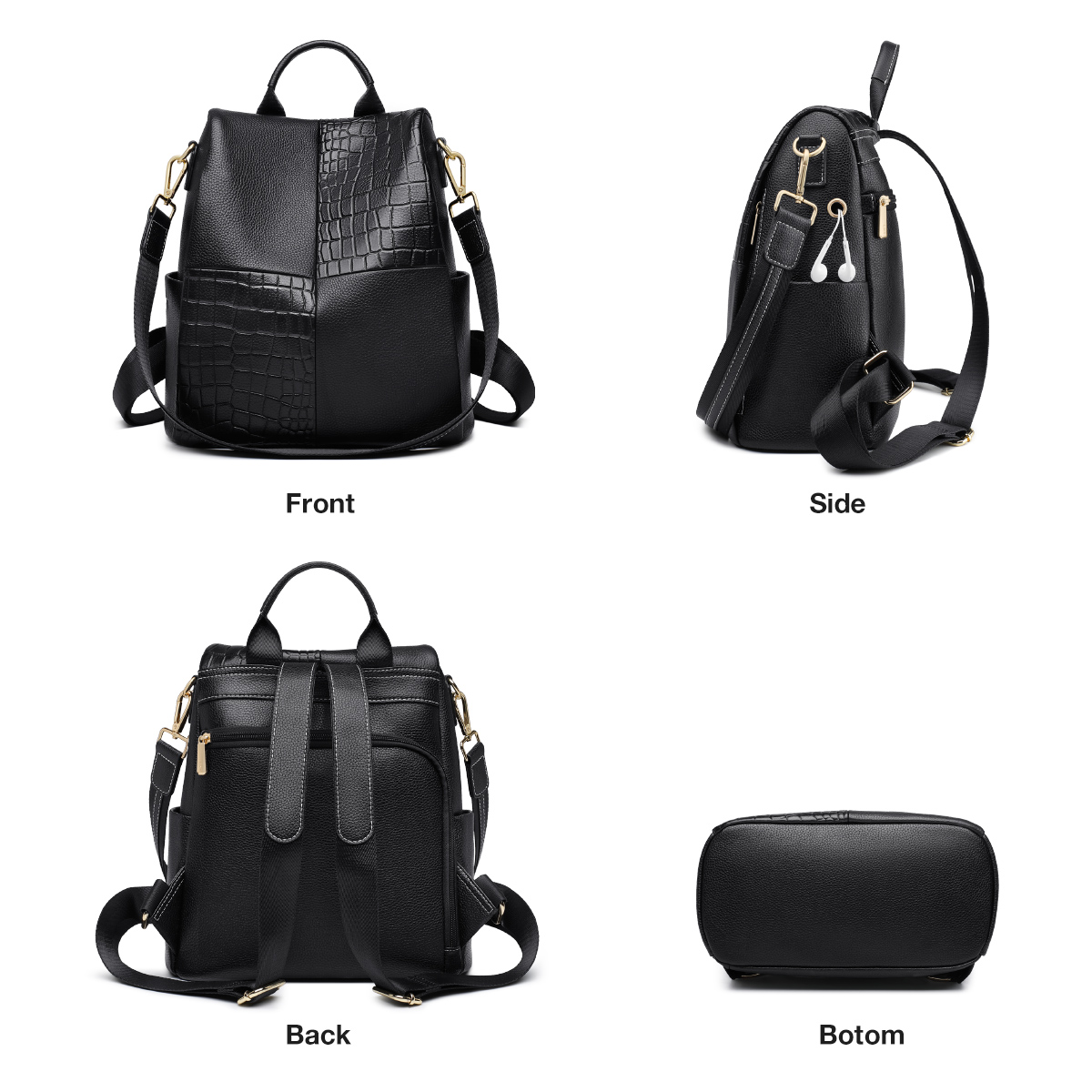 FOXER Women's Backpack Large C - Leather Work Womens Backpack ulasan dan harga