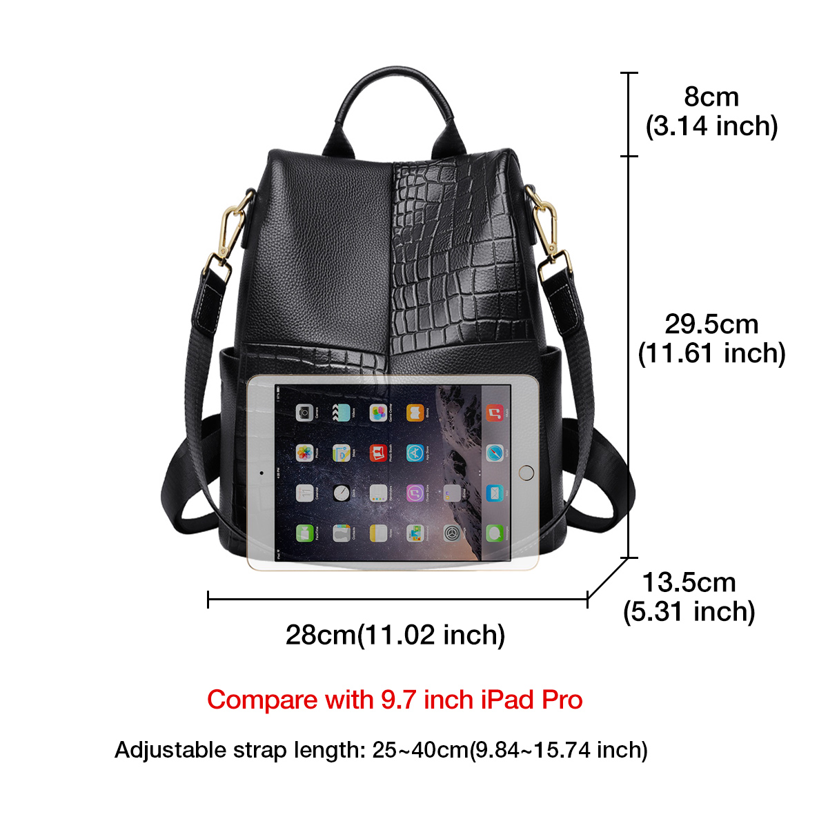 FOXER Women's Backpack Large C - Leather Work Womens Backpack ulasan dan harga