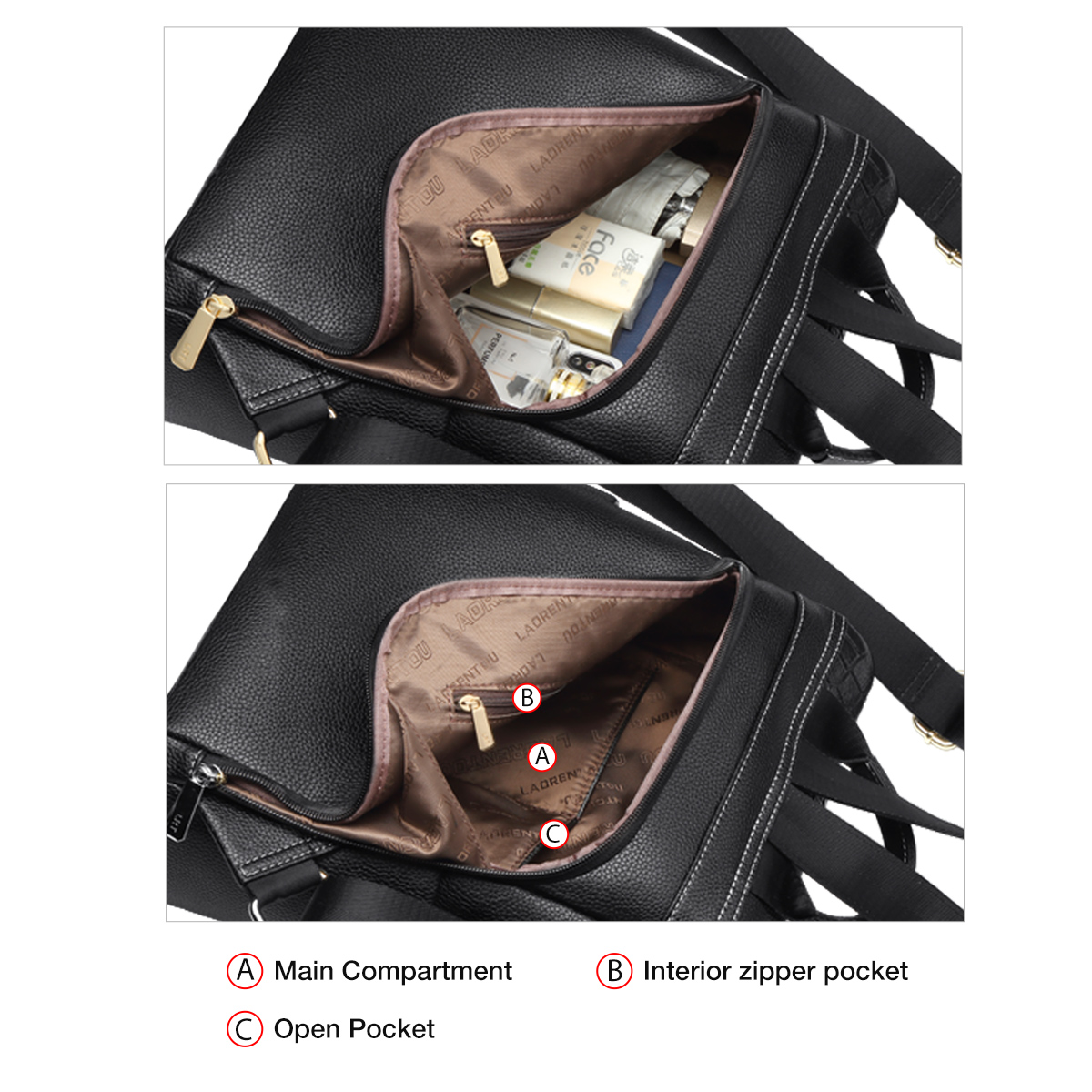 FOXER Women's Backpack Large C - Leather Work Womens Backpack ulasan dan harga