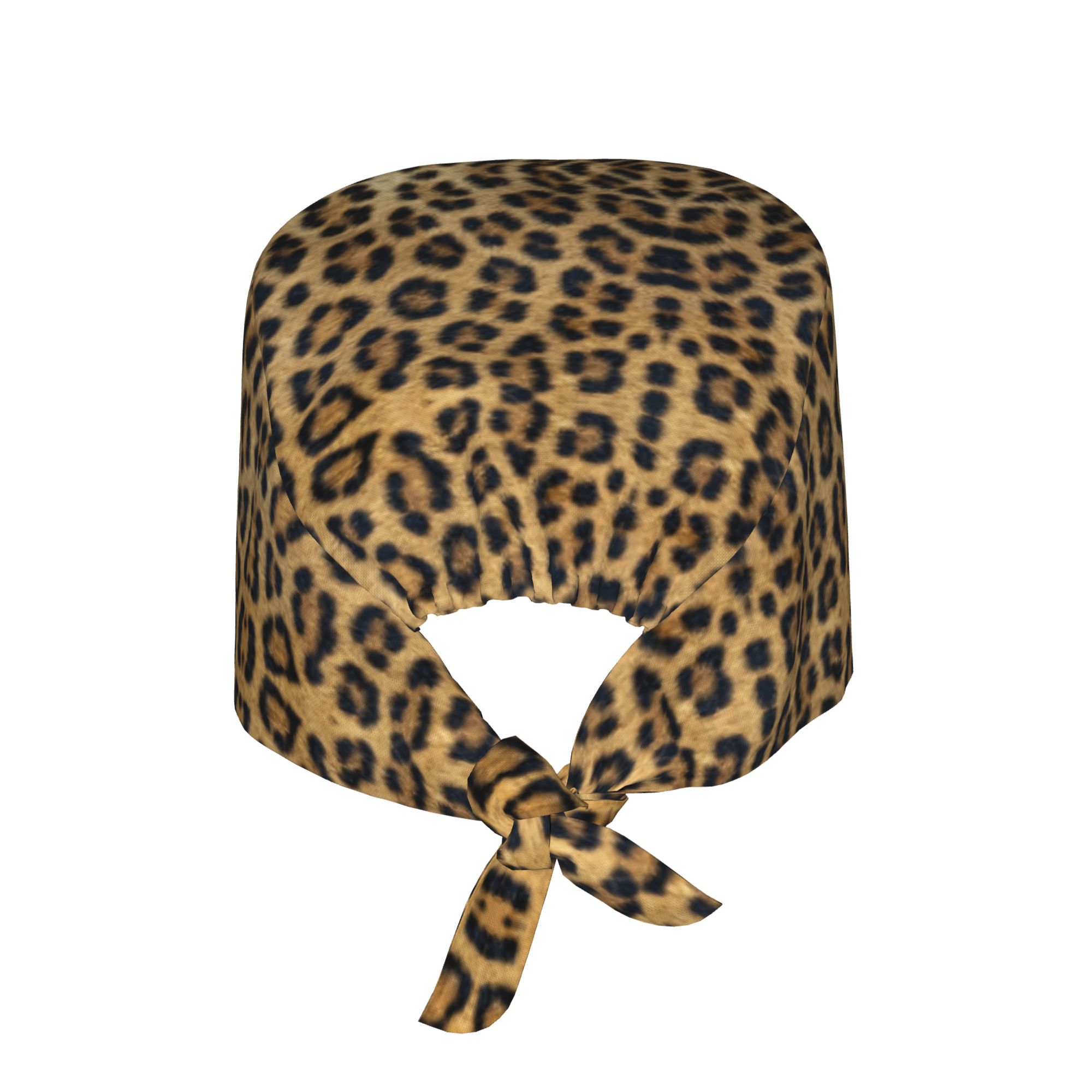 Fluffy Leopard Skin Leather Te - Leather Work Hat ulasan dan harga