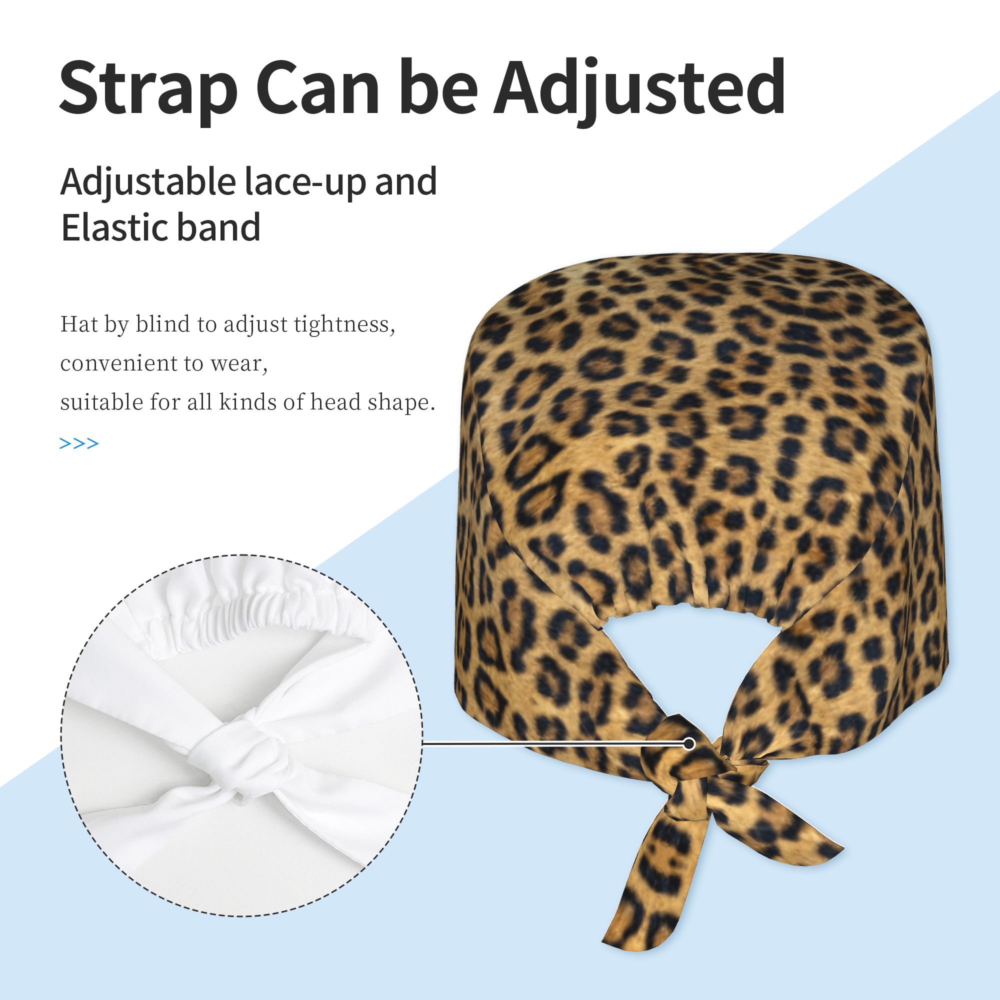 Fluffy Leopard Skin Leather Te - Leather Work Hat ulasan dan harga