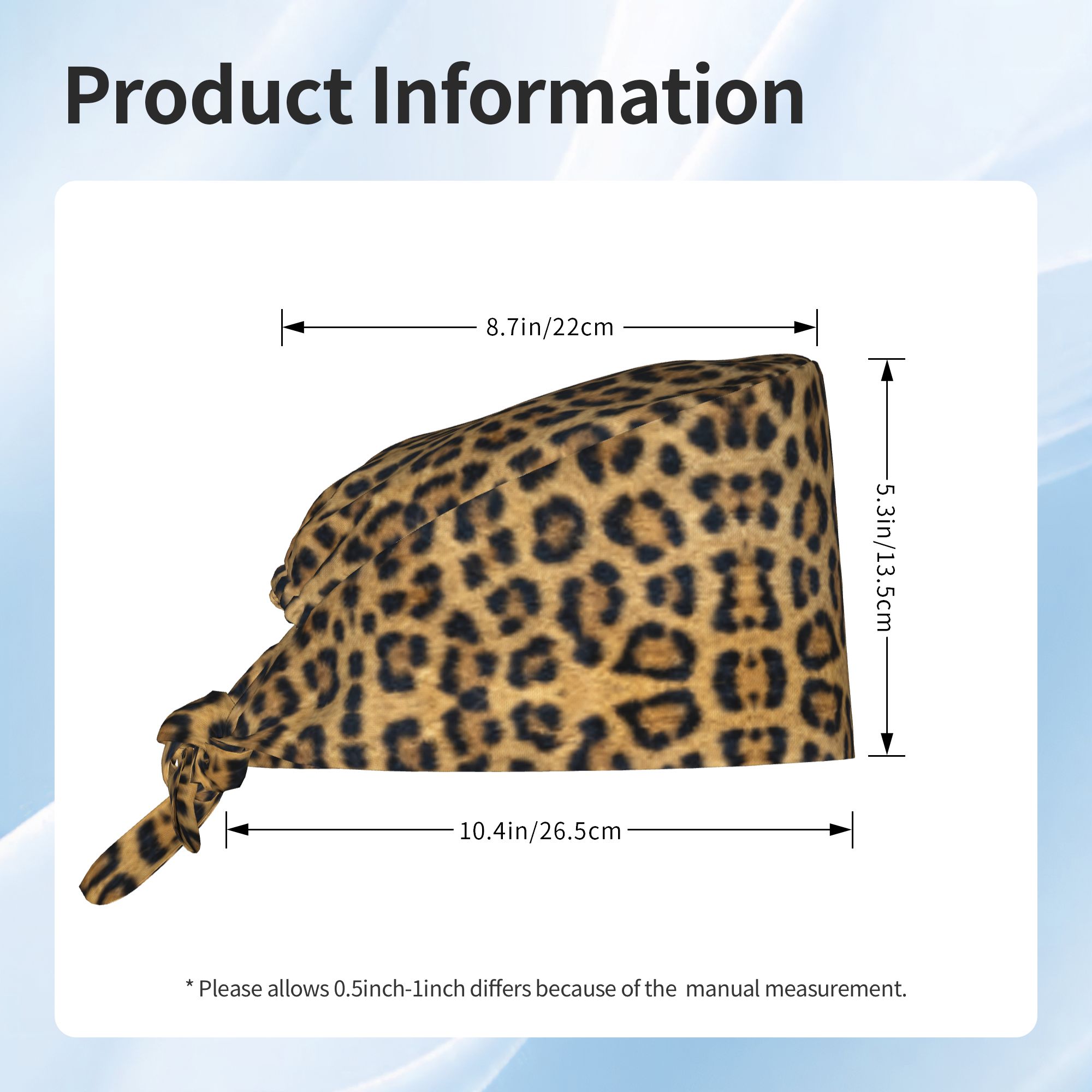 Fluffy Leopard Skin Leather Te - Leather Work Hat ulasan dan harga