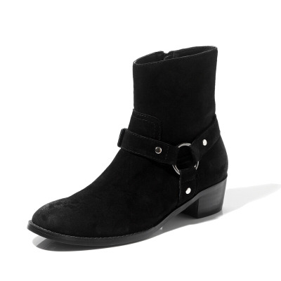 New Brown /Black Suede Leather - Leather Work Harness ulasan dan harga
