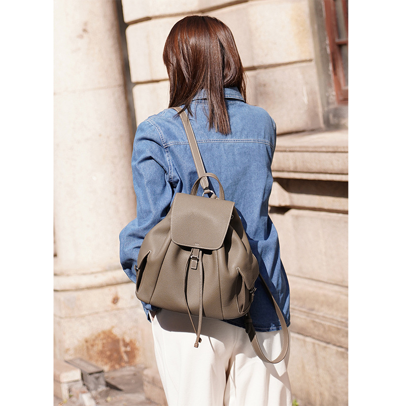 Fashion Casual Shoulder Bag Wo - Leather Work Womens Backpack ulasan dan harga