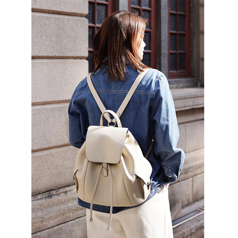 Fashion Casual Shoulder Bag Wo - Leather Work Womens Backpack ulasan dan harga