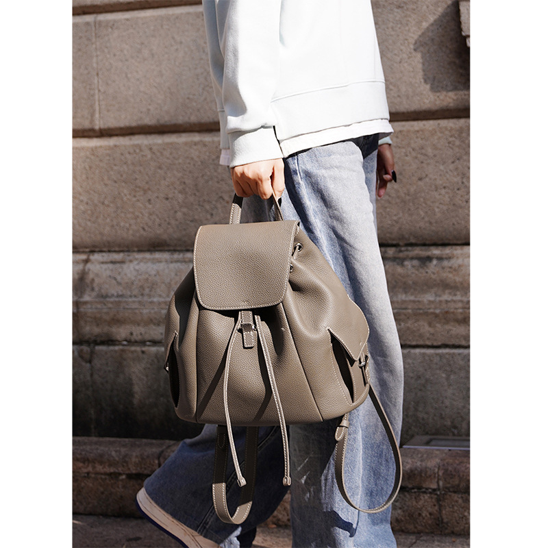 Fashion Casual Shoulder Bag Wo - Leather Work Womens Backpack ulasan dan harga
