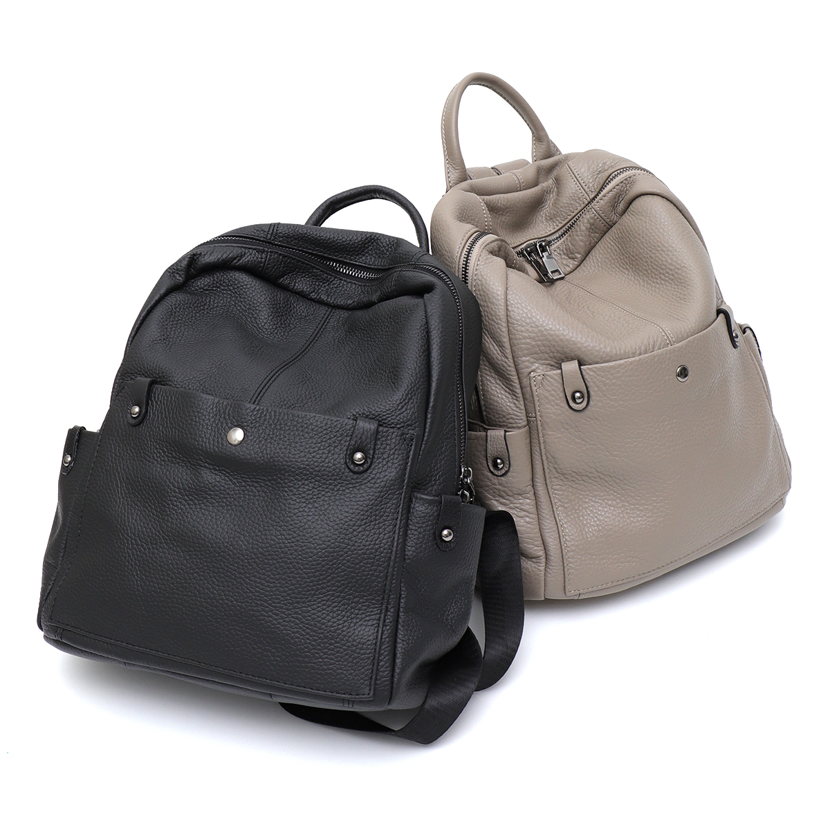 Soft Genuine Cowhide Daily Bac - Leather Work Womens Backpack ulasan dan harga