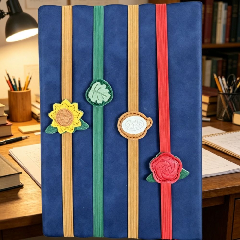 Vintage Elastic Bands Leather  - Leather Work Notepad ulasan dan harga
