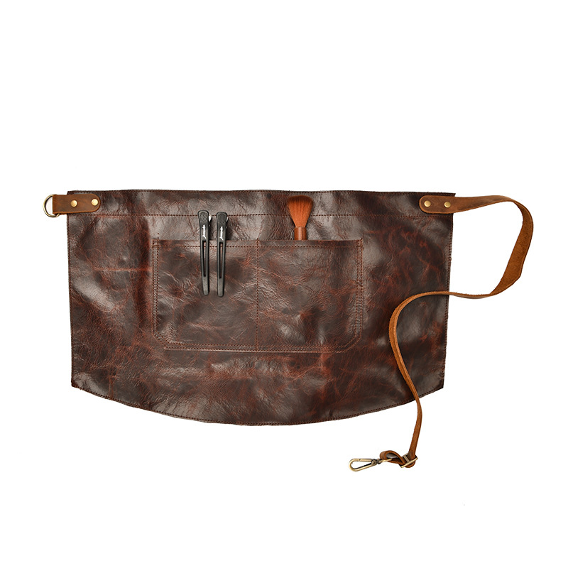 Men's Fashion Work Apron With  - Leatherwork Apron ulasan dan harga