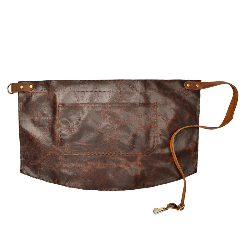 Men's Fashion Work Apron With  - Leatherwork Apron ulasan dan harga