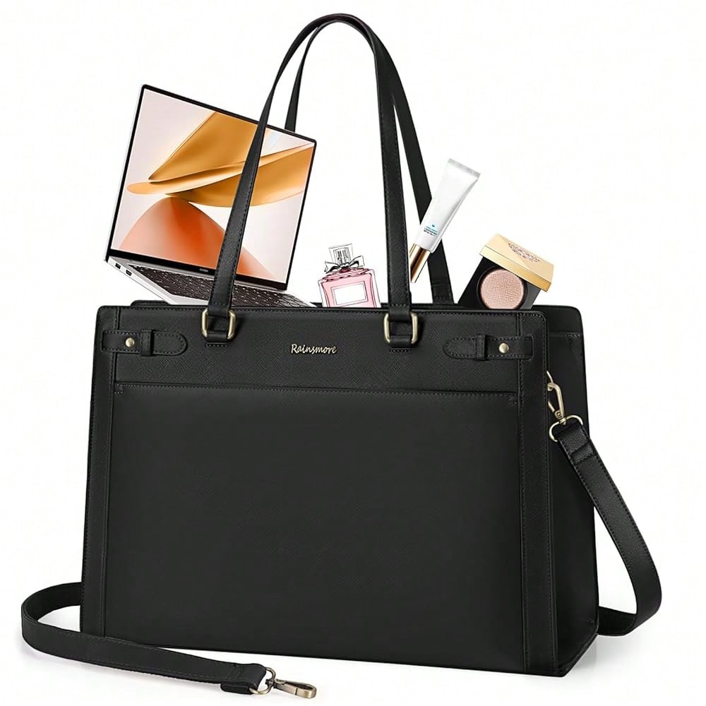 Laptop Bag For Women 15.6 Inch - Leatherwork Thread ulasan dan harga