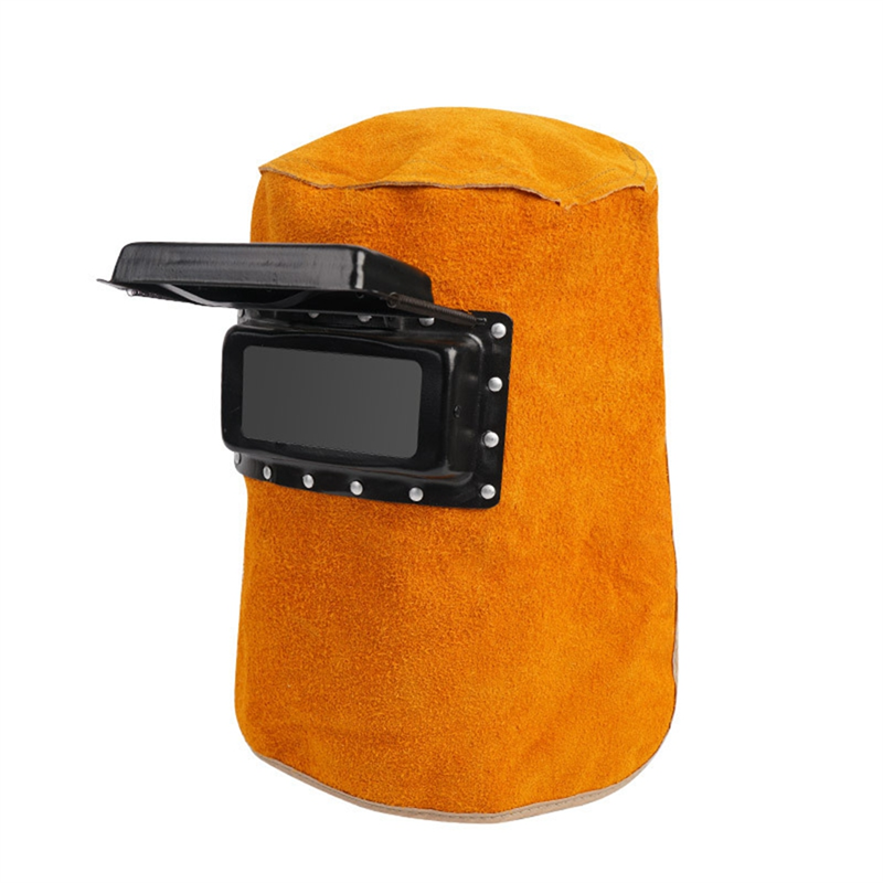 A7THK-Welding Helmet Mask Leat - Leather Work Hat ulasan dan harga