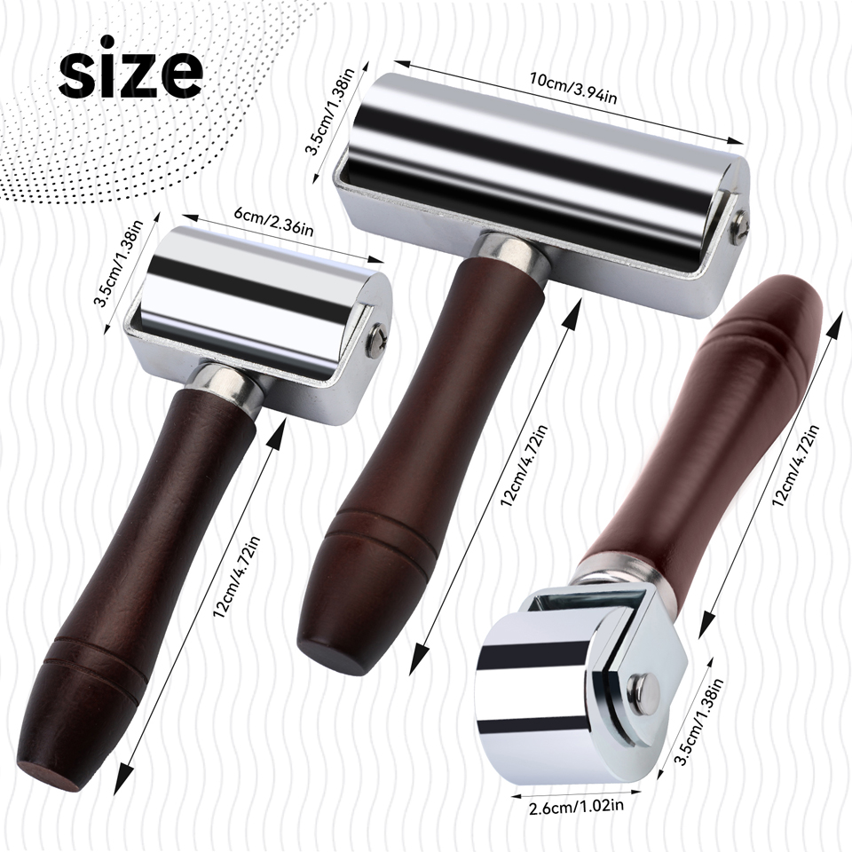 KRABALL Leather Press Edge Rol - Leatherwork Press ulasan dan harga