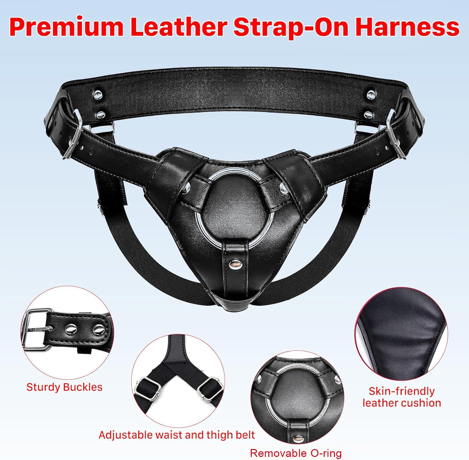 Strap On Dildo Harness Adult S - Leather Work Harness ulasan dan harga
