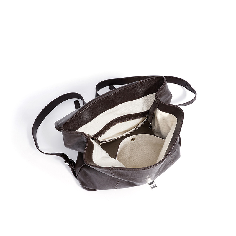 Vintage luxury women's handbag - Leather Work Womens Backpack ulasan dan harga