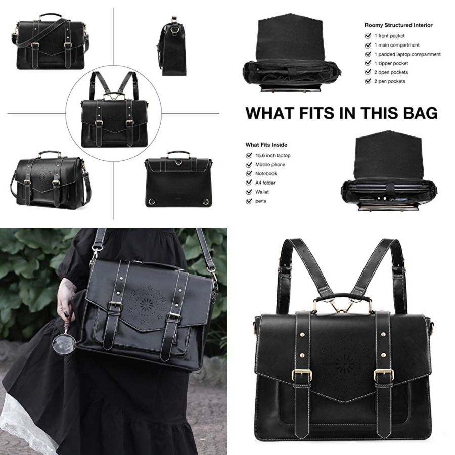 Backpack for Women Briefcase M - Leather Work Womens Backpack ulasan dan harga