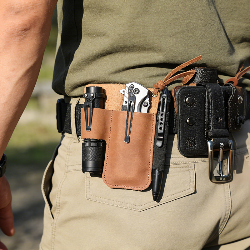 EDC Leather Flashlight Tool Ho - Leatherworking Equipment ulasan dan harga