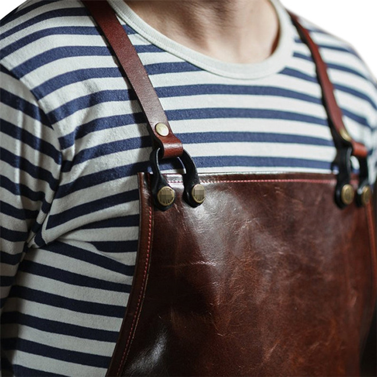 Men's Leather Work Apron with  - Leatherwork Apron ulasan dan harga