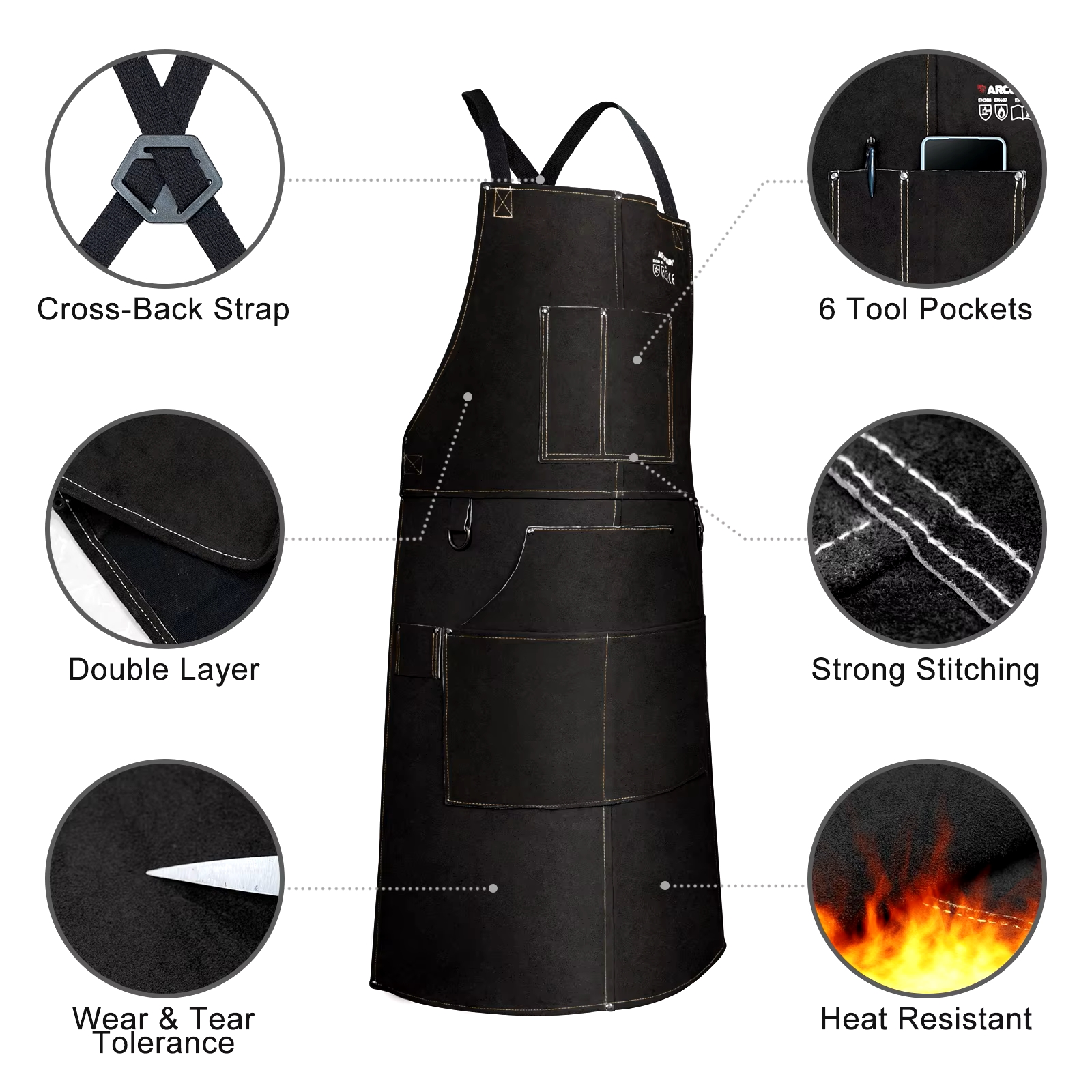 ARCCAPTAIN Leather Welding Wor - Leatherworking Equipment ulasan dan harga