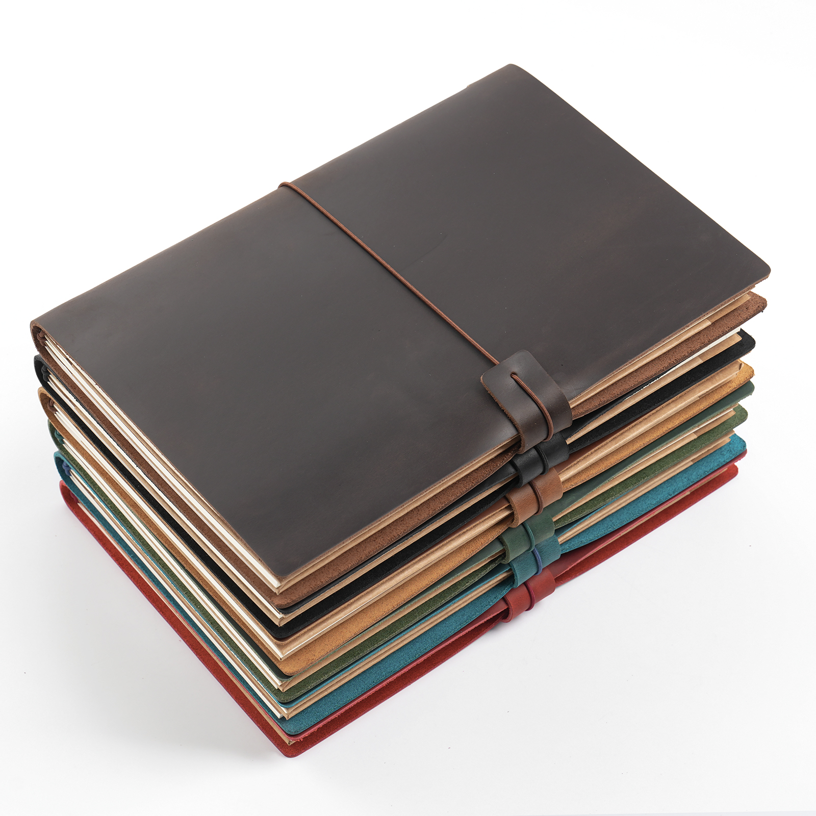 Handmade B5 Genuine Leather Tr - Leather Work Notepad ulasan dan harga