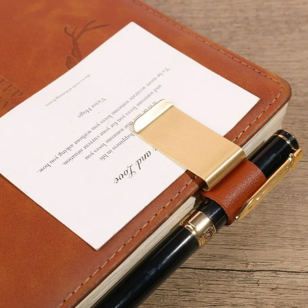 Handmade Leather Brass Stainle - Leather Work Notepad ulasan dan harga