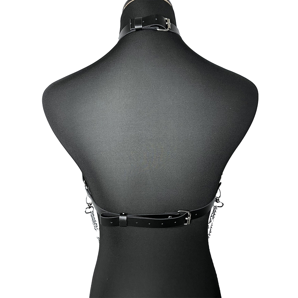 Chain with Leather Lingerie Wo - Leather Work Harness ulasan dan harga