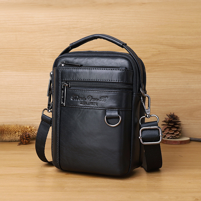Men's waist bag multi function - Leatherwork Thread ulasan dan harga