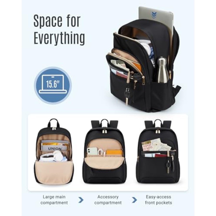 Travel Backpack for Women, 15. - Leather Work Womens Backpack ulasan dan harga