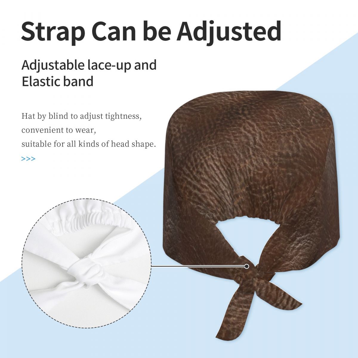 Dark Brown Leather Effect Mate - Leather Work Hat ulasan dan harga