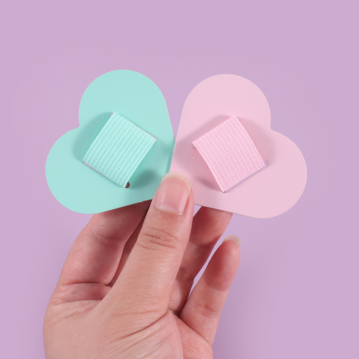 Self-Adhesive Heart Pen Clip H - Leather Work Notepad ulasan dan harga