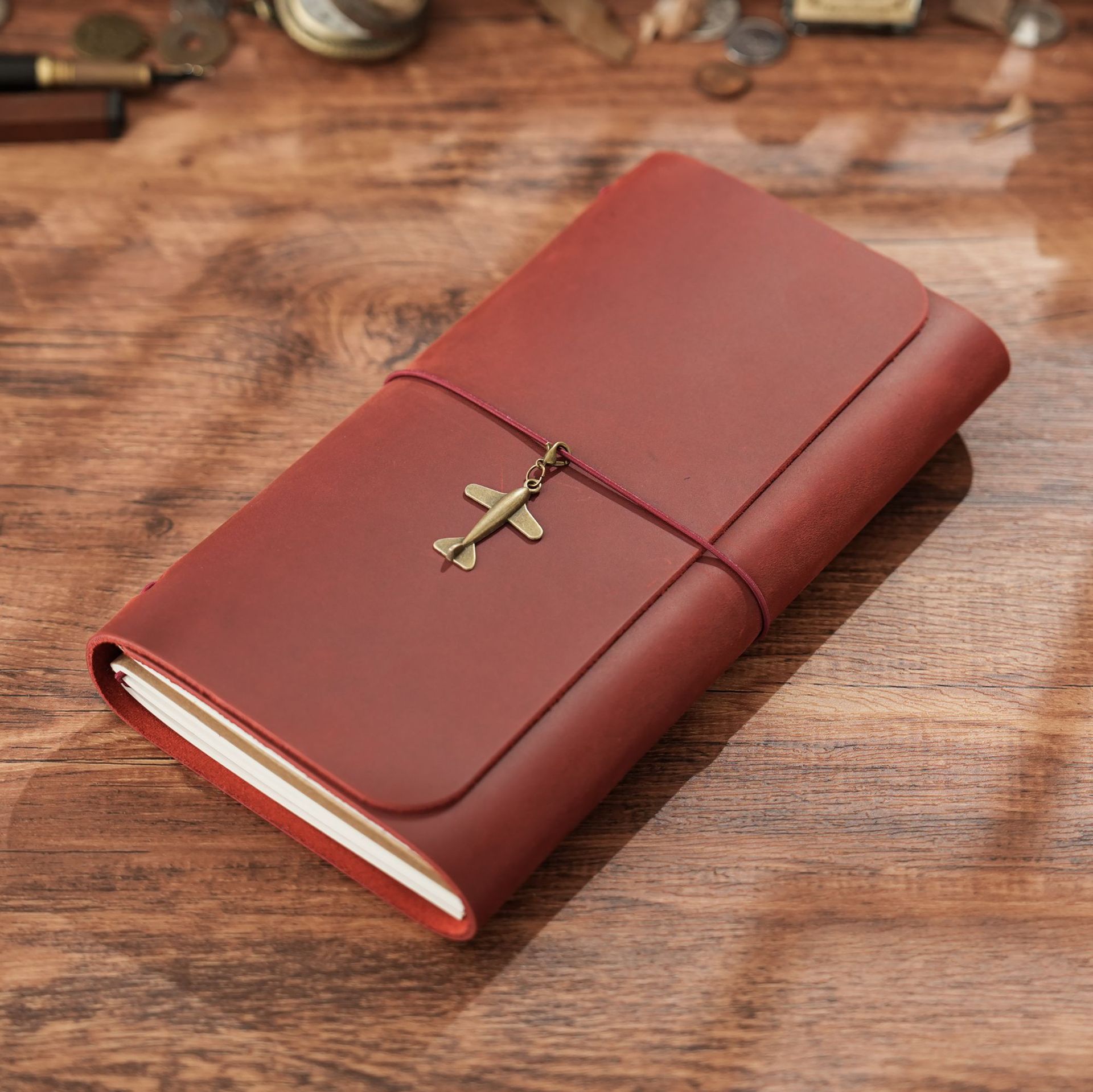 New Arrival Triple Fold TN Tra - Leather Work Notepad ulasan dan harga