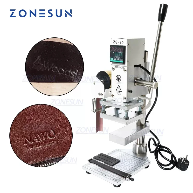ZONESUN Two Work Plate Manual  - Leatherwork Press ulasan dan harga