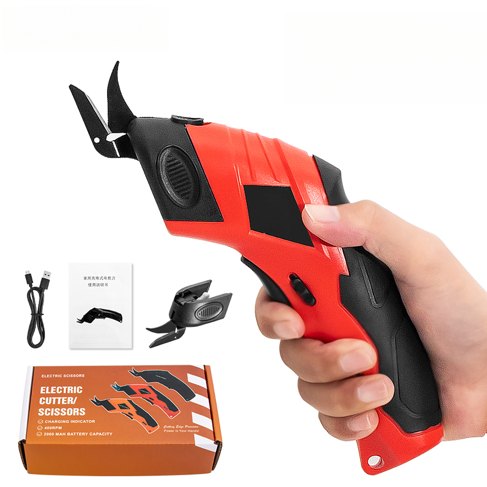 3.6V Handheld Electric Scissor - Leatherworking Equipment ulasan dan harga