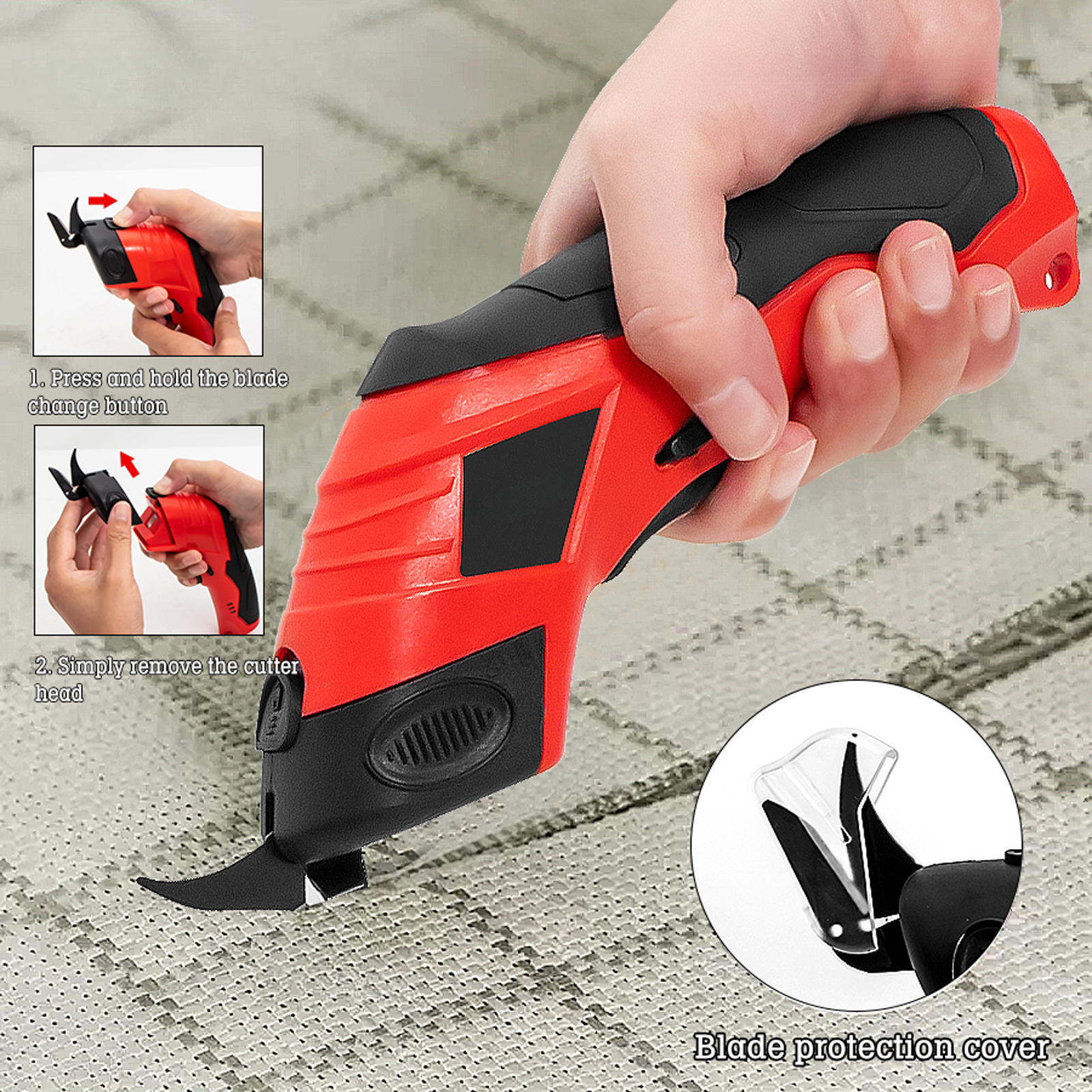3.6V Handheld Electric Scissor - Leatherworking Equipment ulasan dan harga