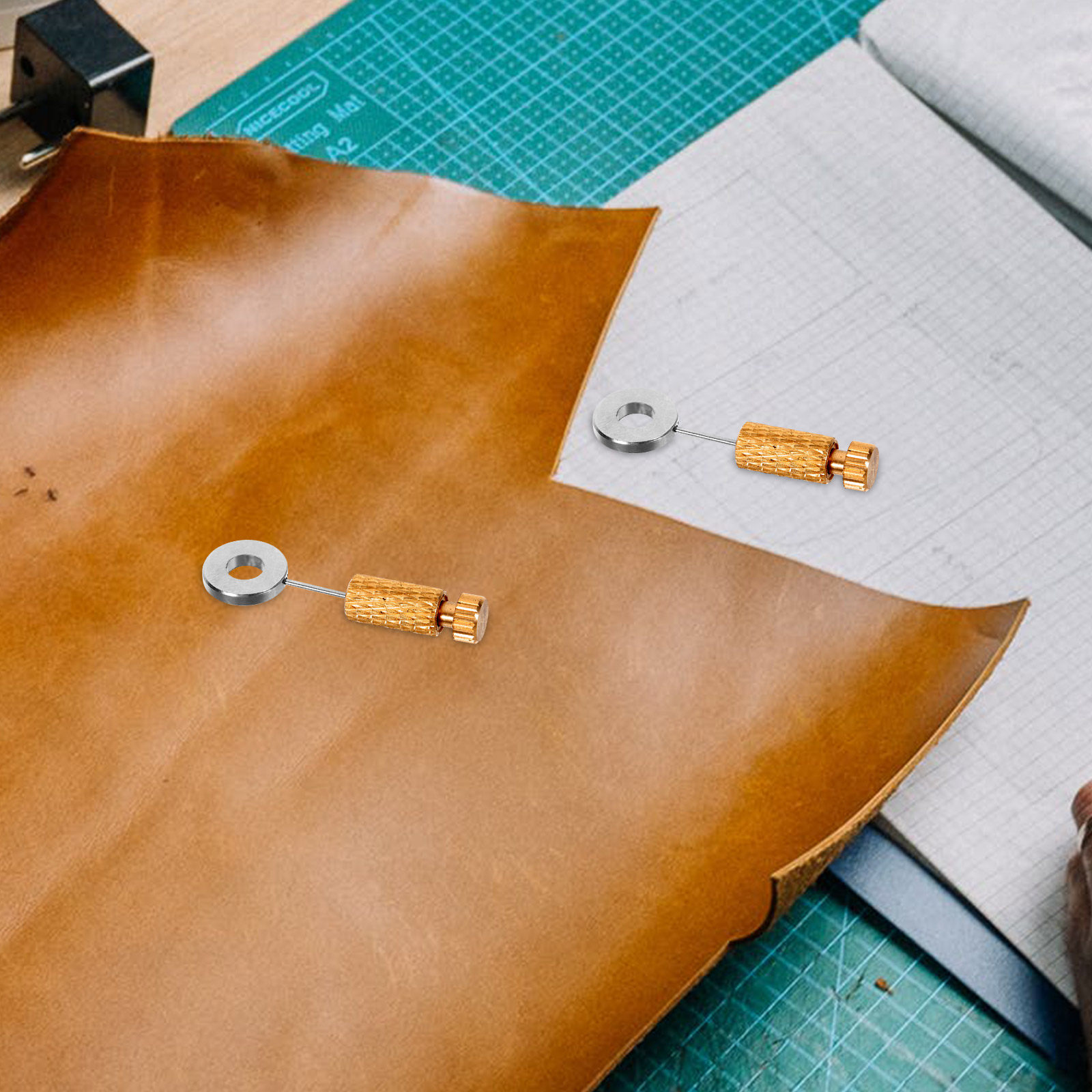 8Pcs Position Pin Professional - Leatherwork Thread ulasan dan harga