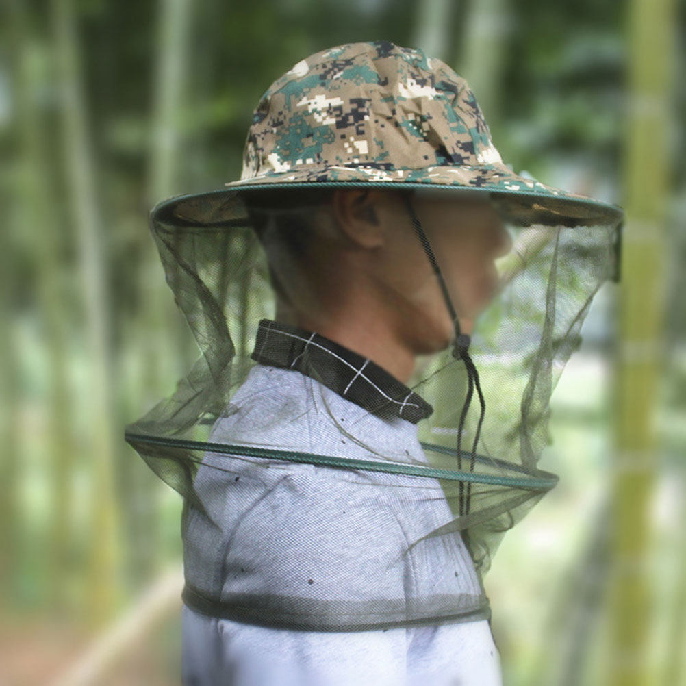 2Pcs Fishing Head Net Hat Extr - Leather Work Hat ulasan dan harga