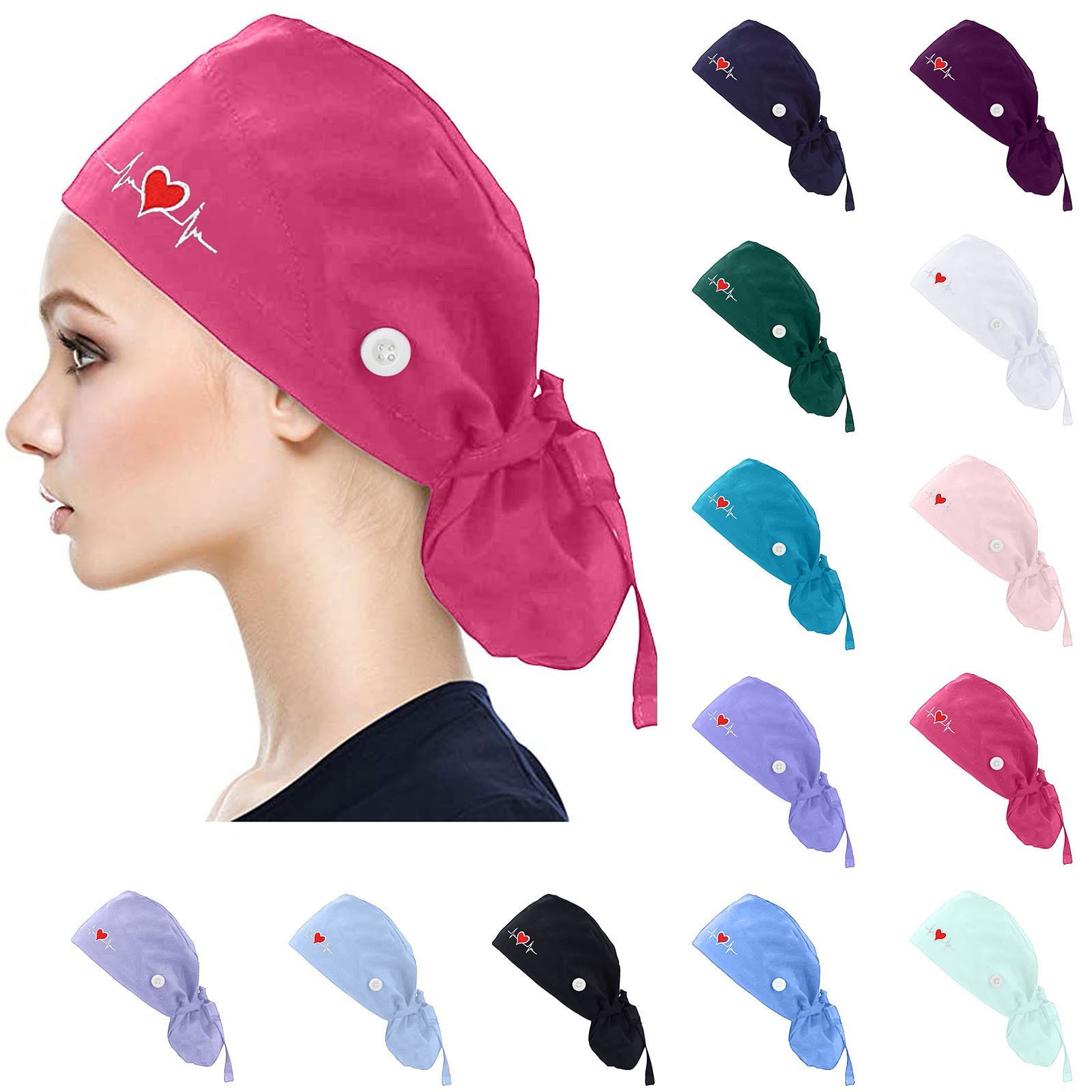 Adjustable Surgical Scrub Caps - Leather Work Hat ulasan dan harga