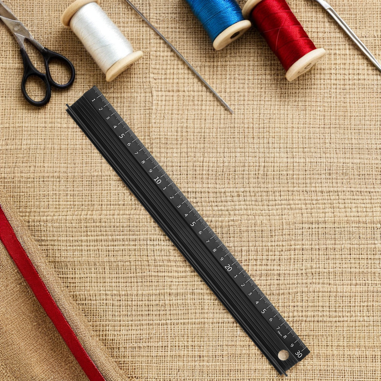Sturdy L Shaped Metal Ruler fo - Leatherworking Guide ulasan dan harga