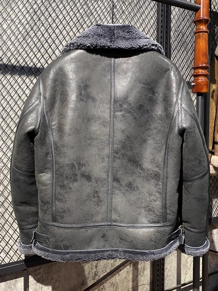 Men Winter Warm Wool Lining Sh - Leather Work Jacket With Hood ulasan dan harga
