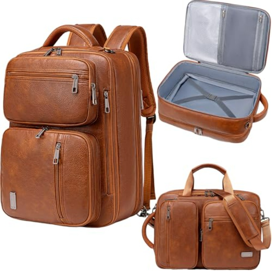 weiatas 3-in-1 Vegan Leather C - Leather Work Womens Backpack ulasan dan harga