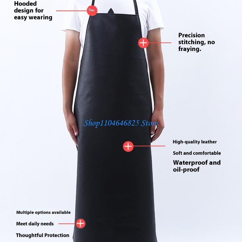 Reinforced PU Leather Work Apr - Leatherwork Apron ulasan dan harga