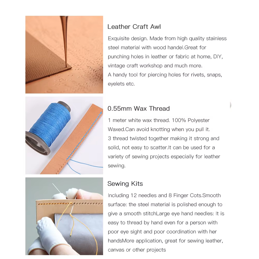 WUTA Professional Leather Craf - Leatherwork Thread ulasan dan harga