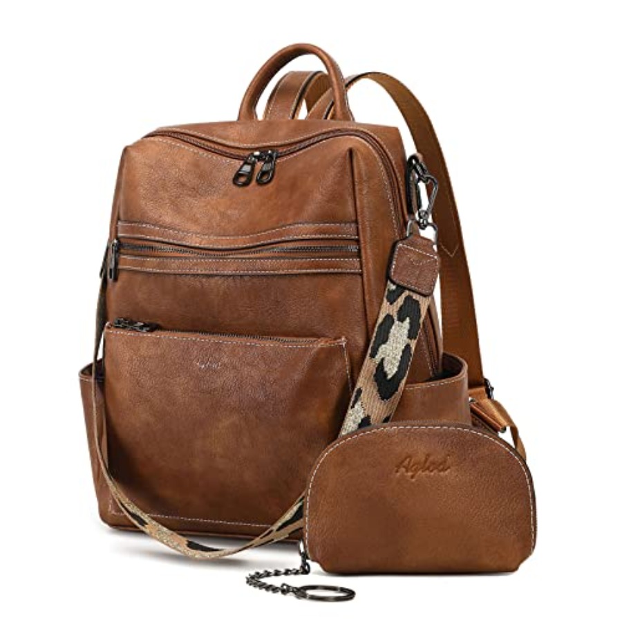 Leather Backpack Purse for Wom - Leather Work Womens Backpack ulasan dan harga