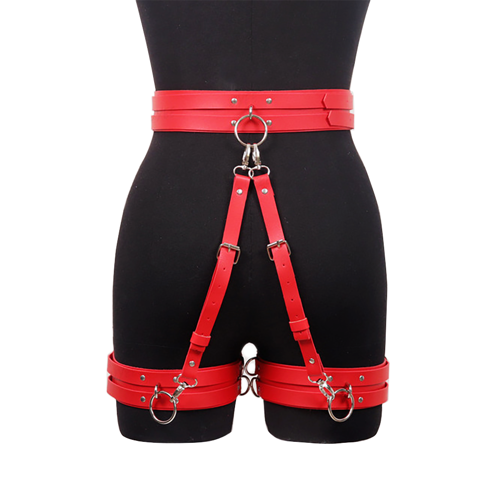 Women Sexy Leather Thigh Garte - Leather Work Harness ulasan dan harga